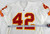 1999 Kansas City Chiefs Sylvester McGrew #42 Game Issued White Jersey 42 770