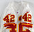 1999 Kansas City Chiefs Sylvester McGrew #42 Game Issued White Jersey 42 770