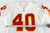 1999 Kansas City Chiefs James Hasty #40 Game Issued White Jersey 773
