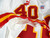 1999 Kansas City Chiefs James Hasty #40 Game Issued White Jersey 773