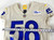 2021 Los Angeles Rams Justin Hollins #58 Game Issued Pos Used Cream Jersey 42 60