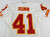 1999 Kansas City Chiefs Dunn #41 Game Issued White Jersey 40 772