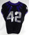 2020 Texas Christian TCU Frogs #42 Game Used Black Jersey Football NP Rem 46 658