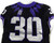 2020 Texas Christian TCU Frogs #30 Game Used Black Jersey Football NP Rem 42 665