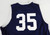 2025-26 Detroit Pistons Tolu Smith #35 Game Used Navy Practice Jersey Playoffs 7