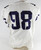 Texas Christian TCU Horned Frogs #98 Game Used White Jersey Football NP Rem 69