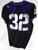 2019-24 Texas Christian TCU Frogs #32 Game Used Black Jersey Football NP Rem 41