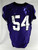 2019-24 Texas Christian TCU Frogs #54 Game Used Purple Jersey Football NP Rem 1