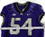 2019-24 Texas Christian TCU Frogs #54 Game Used Purple Jersey Football NP Rem 1