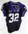2019-24 Texas Christian TCU Frogs #32 Game Used Black Jersey Football NP Rem 62