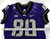 2019-24 Texas Christian TCU Frogs #80 Game Used Purple Jersey Football NP Rem 9