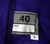 2019-24 Texas Christian TCU Frogs #80 Game Used Purple Jersey Football NP Rem 9