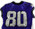 2019-24 Texas Christian TCU Frogs #80 Game Used Purple Jersey Football NP Rem 9