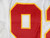 2002 Kansas City Chiefs Eric Downing #92 Game Used White Jersey 48 288