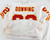 2002 Kansas City Chiefs Eric Downing #92 Game Used White Jersey 48 288