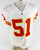2001 Kansas City Chiefs Hunt #51 Game Issued White Jersey 46 306
