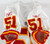 2001 Kansas City Chiefs Hunt #51 Game Issued White Jersey 46 306