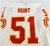 2001 Kansas City Chiefs Hunt #51 Game Issued White Jersey 46 306