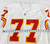 2001 Kansas City Chiefs Stull #77 Game Issued White Jersey 46 293