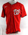 2025 Washington Nationals Caleb Lomavita #82 Game Issued Pos Used Red Jersey 3