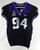 2021 Texas Christian TCU Frogs #94 Game Used Black Jersey Football NP Rem 48 56
