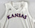 2017-18 Kansas Jayhawks Blank Game Issued White Jersey Basketball L 993