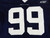 2025 Dallas Cowboys Perrion Winfrey #99 Game Used Navy Practice Jersey 52 472