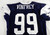 2025 Dallas Cowboys Perrion Winfrey #99 Game Used Navy Practice Jersey 52 472
