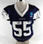2025 Dallas Cowboys Justin Barron #55 Game Used Navy Practice Jersey 48 486