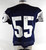 2025 Dallas Cowboys Justin Barron #55 Game Used Navy Practice Jersey 48 486