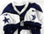 2025 Dallas Cowboys Adedayo Odeleye #92 Game Used Navy Practice Jersey 52 474