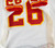 1996 Kansas City Chiefs J.Anderson #26 Game Issued White Jersey 42 019