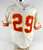 1996 Kansas City Chiefs Brian Washington #29 Game Issued White Jersey 021