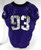 2019-24 Texas Christian TCU Frogs #93 Game Used Purple Jersey Football NP Rem 2