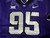 2019-24 Texas Christian TCU Frogs #95 Game Used Purple Jersey Football NP Rem 3