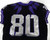 2019-24 Texas Christian TCU Frogs #80 Game Used Black Jersey Football NP Rem 9