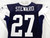 2025 Dallas Cowboys Reddy Steward #27 Game Used Navy Practice Jersey 48 487