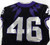 2019-24 Texas Christian TCU Frogs #46 Game Used Black Jersey Football NP Rem 3