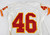 1996 Kansas City Chiefs #46 Game Issued White Jersey 40 022