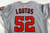 2025 Washington Nationals Ryan Loutos #52 Game Issued Grey Jersey 48 341