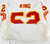 1996 Kansas City Chiefs King #52 Game Issued White Jersey 031