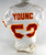 1996 Kansas City Chiefs Young #53 Game Issued White Jersey 038