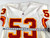 1996 Kansas City Chiefs Young #53 Game Issued White Jersey 038