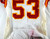 1996 Kansas City Chiefs Young #53 Game Issued White Jersey 038