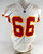 1996 Kansas City Chiefs #66 Game Issued White Jersey 045