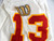 1996 Kansas City Chiefs Bond #13 Game Issued White Jersey 44 065