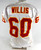 2003 Kansas City Chiefs Donald Willis #60 Game Issued White Jersey 50 062