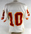 1996 Kansas City Chiefs #10 Game Issued White Jersey 42 071