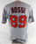 2025 Washington Nationals Drew Rossi #89 Game Issued Pos Used Grey Jersey 44 345