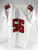 2019 Texas Tech Red Raiders #56 Game Used White Jersey 150 Patch Football NP R 9
